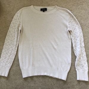 Woman's A.P.C. Cream Knit Sweater (Size S)